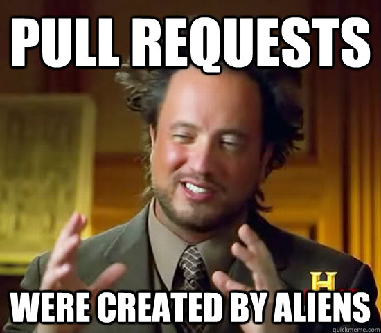 Pull requests were created by
aliens